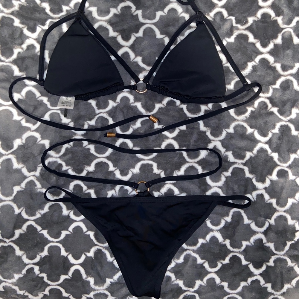 Black Bikini and Top